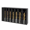 Versadrive HMT HSS-Cobalt Drill Bit Set #7, 1/4, #F, 5/16, 3/8, 27/64, 1/2'' 209013-SET3